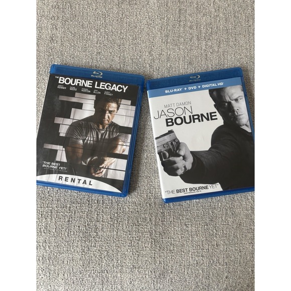 Other - Set of 2 The Bourne Legacy Blu-ray Rental Edition & Jason Bourne Disc Matt Damon